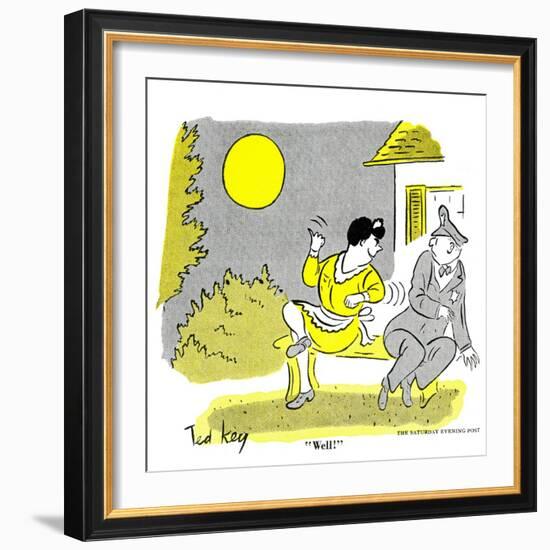 Hazel Cartoon-Ted Key-Framed Giclee Print