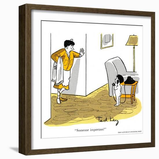 Hazel Cartoon-Ted Key-Framed Giclee Print