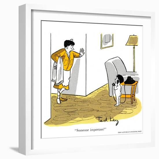 Hazel Cartoon-Ted Key-Framed Giclee Print