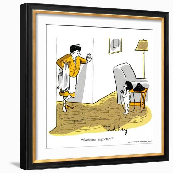 Hazel Cartoon-Ted Key-Framed Giclee Print