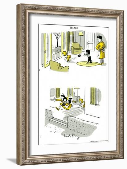 Hazel Cartoon-Ted Key-Framed Giclee Print