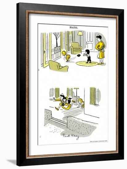 Hazel Cartoon-Ted Key-Framed Giclee Print