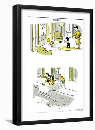 Hazel Cartoon-Ted Key-Framed Giclee Print