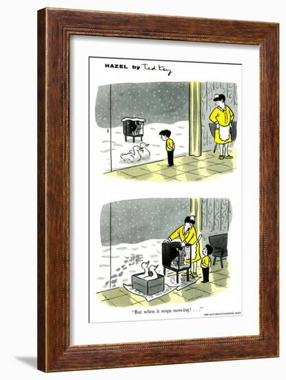 Hazel Cartoon-Ted Key-Framed Giclee Print