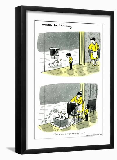 Hazel Cartoon-Ted Key-Framed Giclee Print