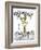 Hazel Cartoon-Ted Key-Framed Giclee Print