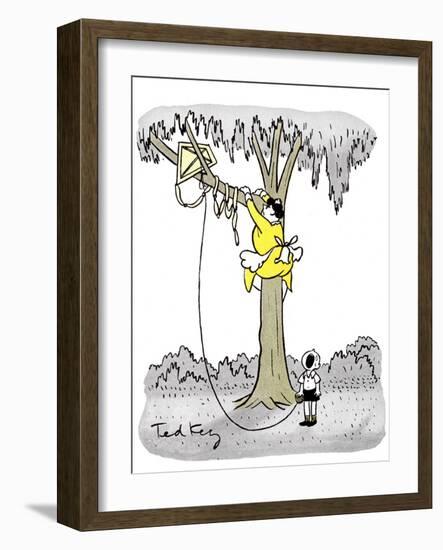 Hazel Cartoon-Ted Key-Framed Giclee Print