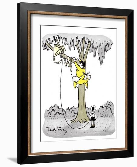 Hazel Cartoon-Ted Key-Framed Giclee Print