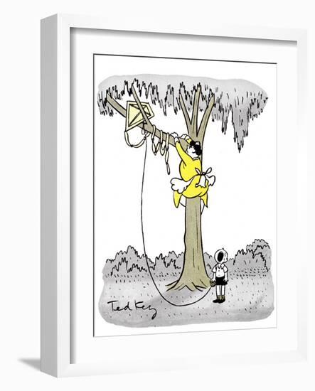 Hazel Cartoon-Ted Key-Framed Giclee Print