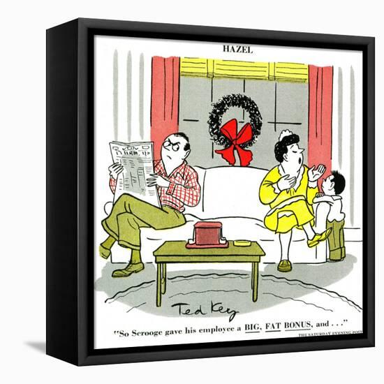 Hazel Cartoon-Ted Key-Framed Premier Image Canvas