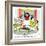 Hazel Cartoon-Ted Key-Framed Giclee Print