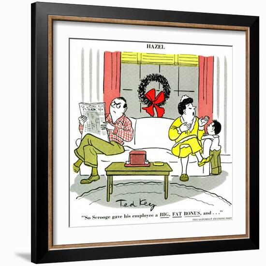 Hazel Cartoon-Ted Key-Framed Giclee Print