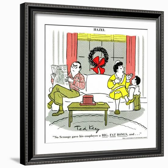 Hazel Cartoon-Ted Key-Framed Giclee Print