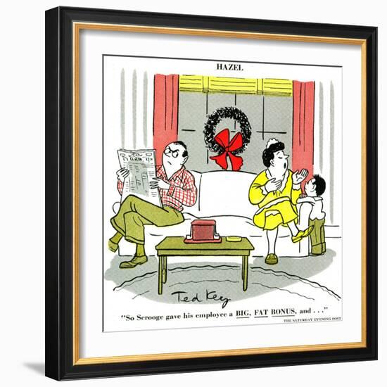 Hazel Cartoon-Ted Key-Framed Giclee Print