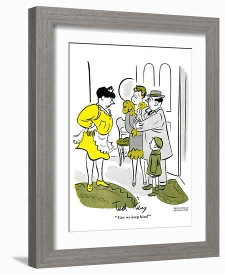 Hazel Cartoon-Ted Key-Framed Giclee Print