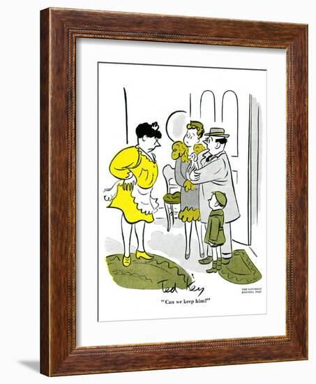 Hazel Cartoon-Ted Key-Framed Giclee Print