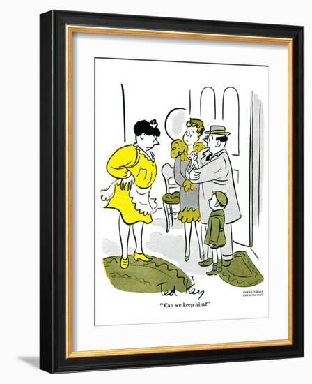 Hazel Cartoon-Ted Key-Framed Giclee Print