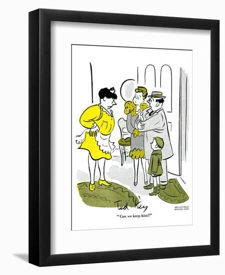 Hazel Cartoon-Ted Key-Framed Giclee Print