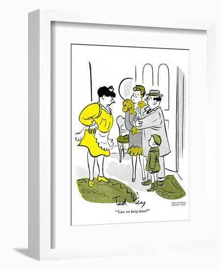 Hazel Cartoon-Ted Key-Framed Giclee Print