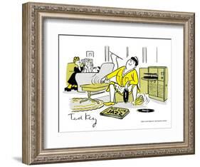 Hazel Cartoon-Ted Key-Framed Giclee Print