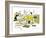 Hazel Cartoon-Ted Key-Framed Giclee Print