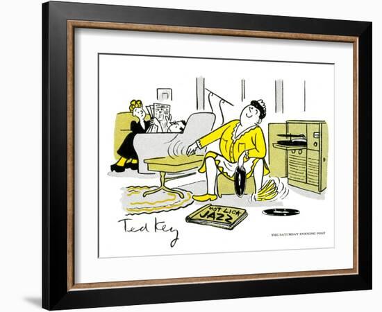 Hazel Cartoon-Ted Key-Framed Giclee Print