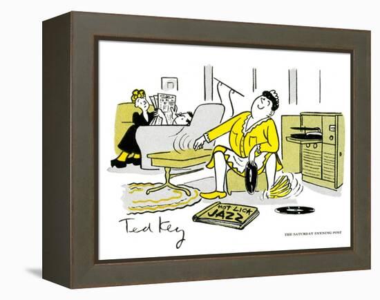 Hazel Cartoon-Ted Key-Framed Premier Image Canvas