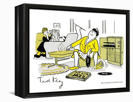 Hazel Cartoon-Ted Key-Framed Premier Image Canvas