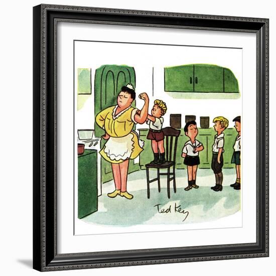 Hazel Cartoon-Ted Key-Framed Giclee Print