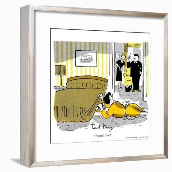 Hazel Cartoon-Ted Key-Framed Giclee Print