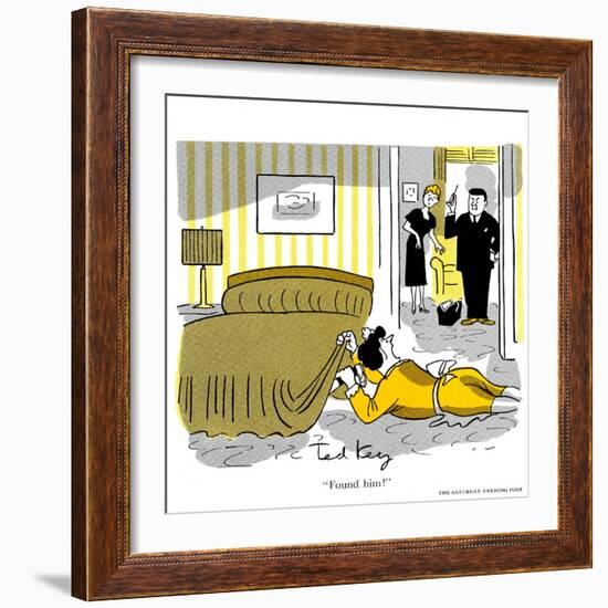 Hazel Cartoon-Ted Key-Framed Giclee Print