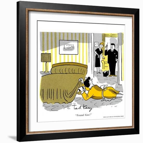 Hazel Cartoon-Ted Key-Framed Giclee Print