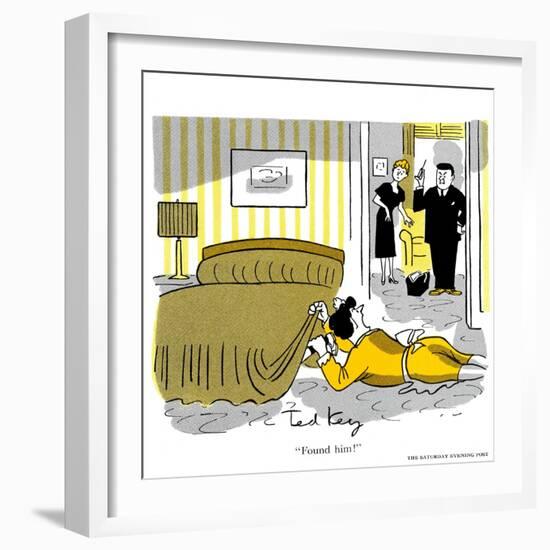 Hazel Cartoon-Ted Key-Framed Giclee Print