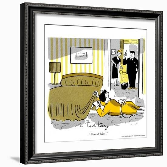 Hazel Cartoon-Ted Key-Framed Giclee Print