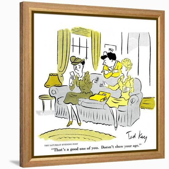 Hazel Cartoon-Ted Key-Framed Premier Image Canvas