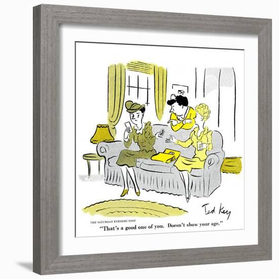 Hazel Cartoon-Ted Key-Framed Giclee Print