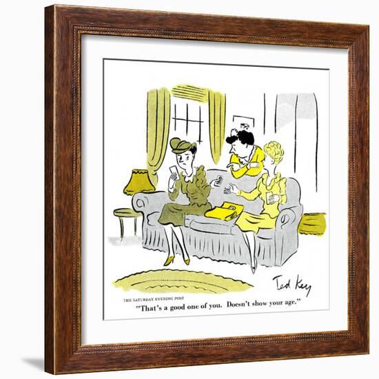 Hazel Cartoon-Ted Key-Framed Giclee Print