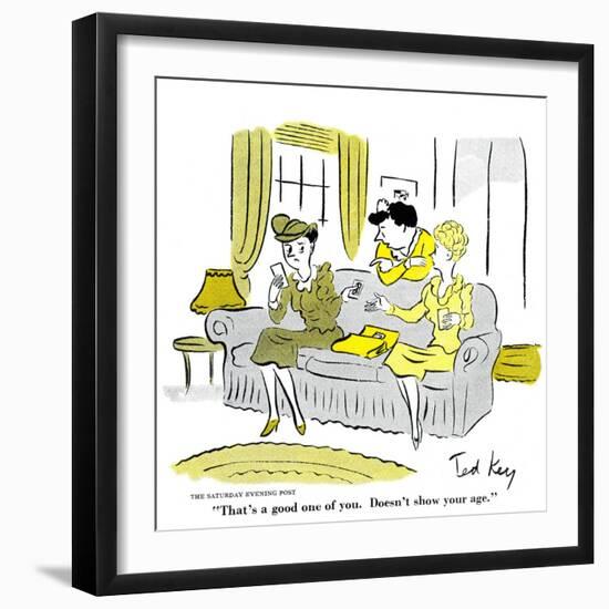 Hazel Cartoon-Ted Key-Framed Giclee Print