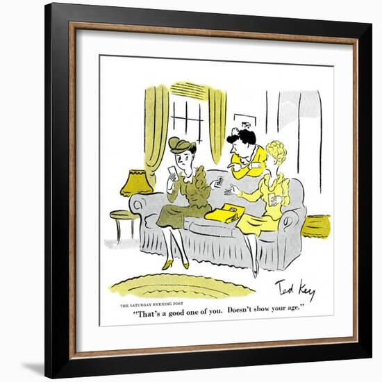 Hazel Cartoon-Ted Key-Framed Giclee Print