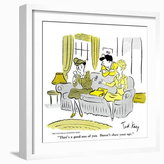 Hazel Cartoon-Ted Key-Framed Giclee Print