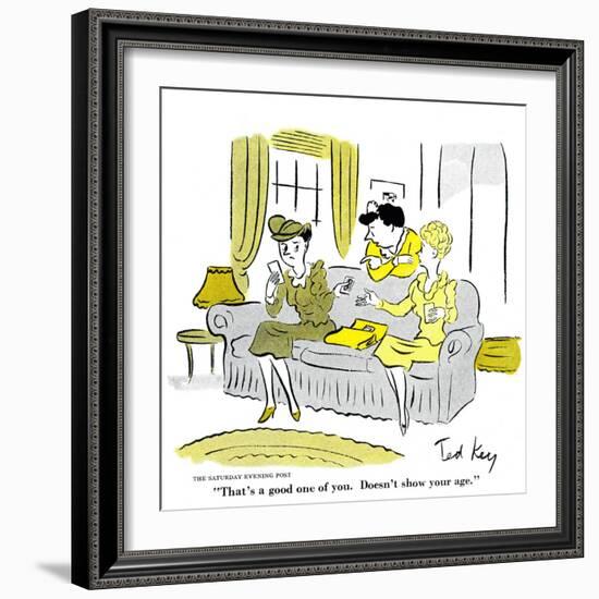 Hazel Cartoon-Ted Key-Framed Giclee Print