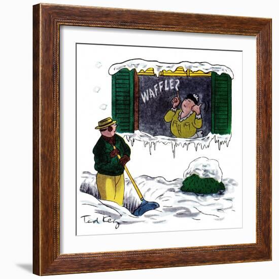 Hazel Cartoon-Ted Key-Framed Giclee Print