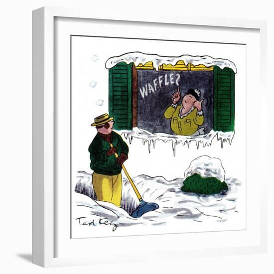 Hazel Cartoon-Ted Key-Framed Giclee Print