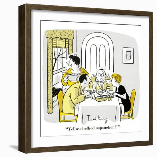 Hazel Cartoon-Ted Key-Framed Giclee Print