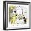 Hazel Cartoon-Ted Key-Framed Giclee Print