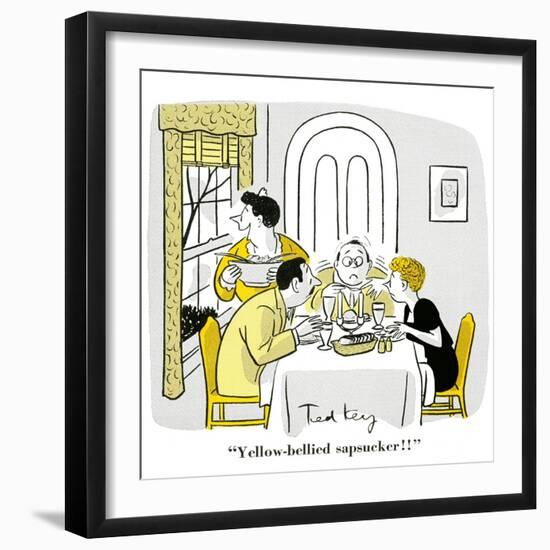 Hazel Cartoon-Ted Key-Framed Giclee Print