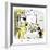 Hazel Cartoon-Ted Key-Framed Giclee Print