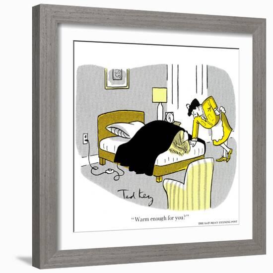 Hazel Cartoon-Ted Key-Framed Giclee Print