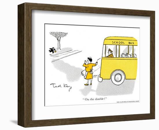 Hazel Cartoon-Ted Key-Framed Giclee Print