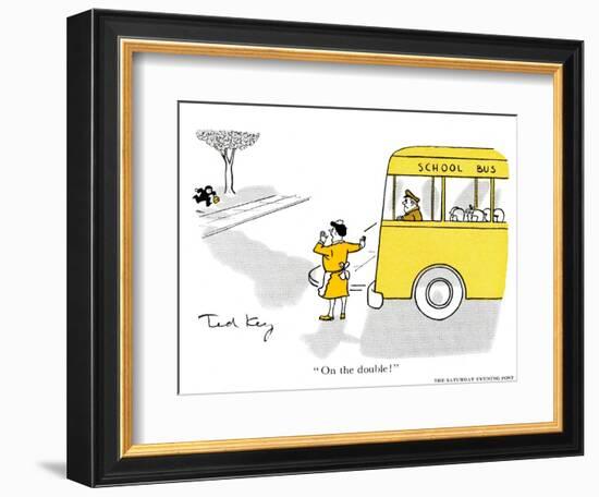 Hazel Cartoon-Ted Key-Framed Giclee Print